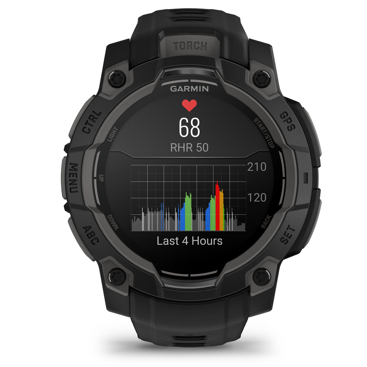 Garmin Instinct 3 - 45mm AMOLED GPS Smartwatch (Black)