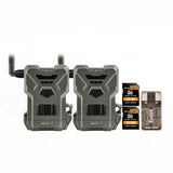 Spypoint Flex-M Night Vision Motion Activate Dual-Sim LTE 28MP Cellular Trail Camera (2-Pack) Bundle