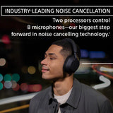 Sony WH-1000XM5 Wireless Noise Canceling Headphones with Dual Processors (Smoky Pink) Bundle