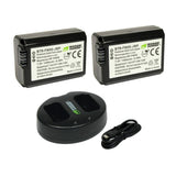 Sony a6400 Mirrorless Digital Camera Bundle with 16-50mm and 55-210mm Lenses