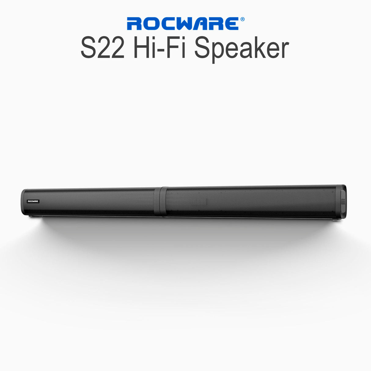 Rocware S22 High-Fidelity Super Volume Bar Speaker and Focus Microfiber Cleaning Cloth Bundle