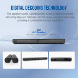 Rocware S22 High-Fidelity Super Volume Bar Speaker and Focus Microfiber Cleaning Cloth Bundle