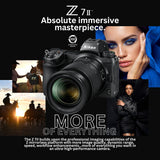 Nikon Z7 II Mirrorless Camera with 24-70mm f4 Lens, Camera Bag and 128GB Memory Card Bundle