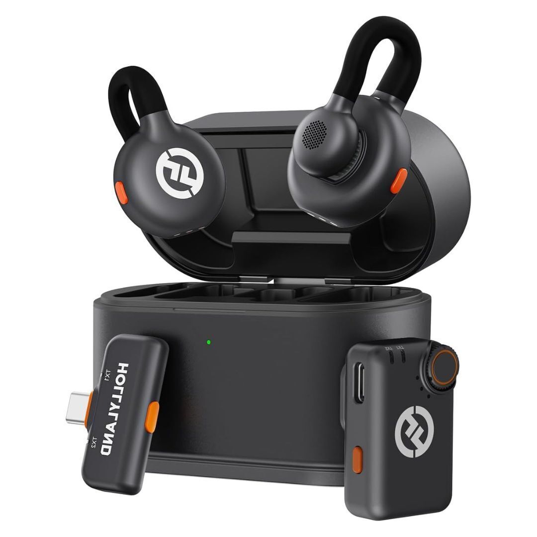 Hollyland LARK M2S Mini Wireless Combo Microphone System (2.4 GHz, Space Gray)