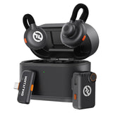 Hollyland LARK M2S Mini Wireless Combo Microphone System (2.4 GHz, Space Gray)