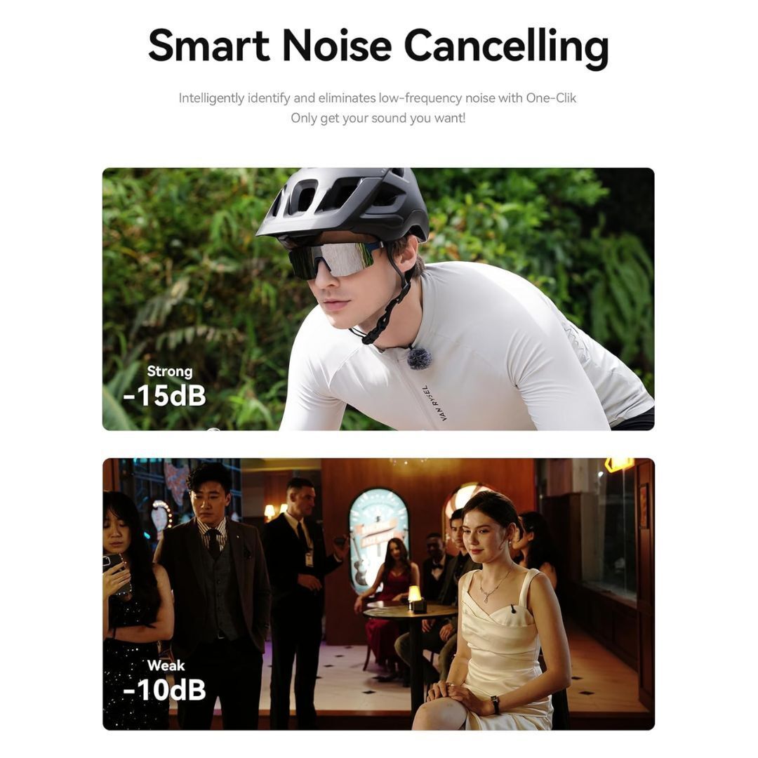 Hollyland LARK M2S Mini Wireless Combo Microphone System (2.4 GHz, Space Gray)