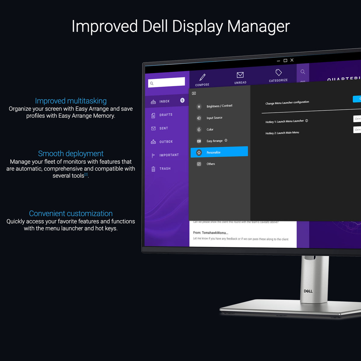Dell P2425H 24-Inch 1920 x 1080 FHD Flat Screen LED Monitor with 3-Port USB-C Portable Expansion Hub
