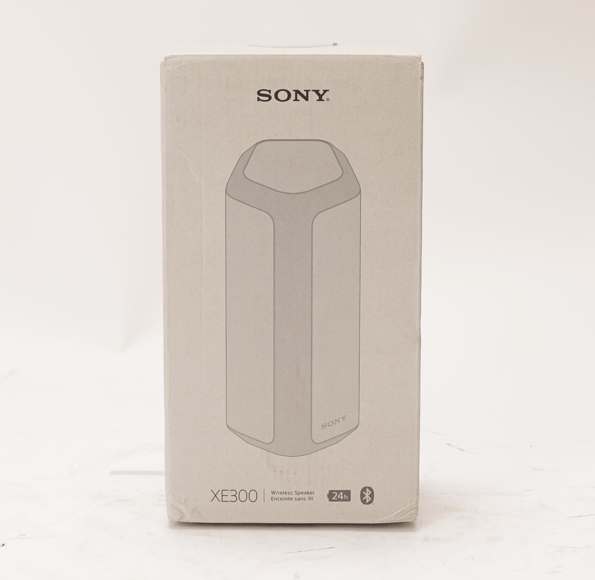 Sony SRS-XE300 X-Series Wireless Portable Bluetooth Speaker (Light Gray) (Used)