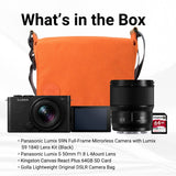Panasonic Lumix S9N Full-Frame Mirrorless Camera with Lumix S9 1840 Lens Kit (Black) Bundle