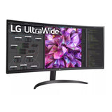 LG 34WQ60C-B 34-Inch Curved UltraWide QHD IPS HDR 10 Monitor with Dynamic Action Sync (Black)