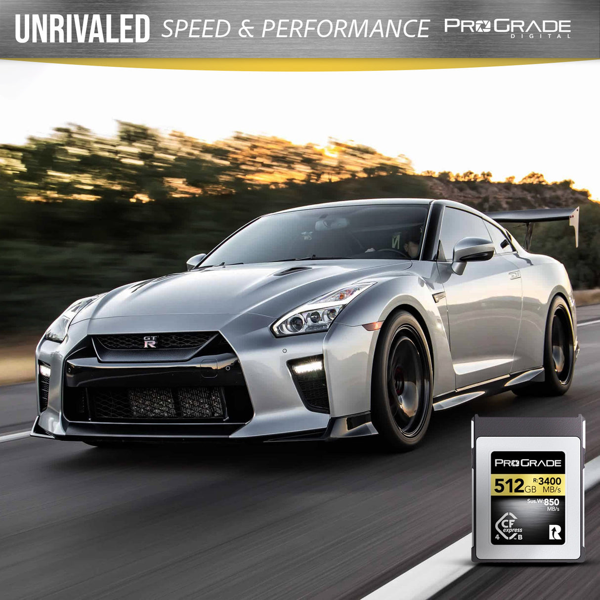 ProGrade Digital 512GB CFexpress 4.0 Type B Gold Memory Card for Mirrorless Cameras