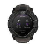 Garmin Instinct 3 50mm GPS Smartwatch with 1.3-Inch AMOLED Display (Black with Charcoal Band)