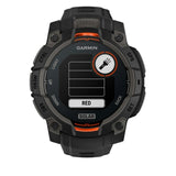 Garmin Instinct 3 45mm Solar GPS Smartwatch with Built-In Flashlight and SatIQ Technology (Black)