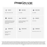 ProGrade Digital SDXC 128GB UHS-II V90 Memory Card with 300 MBPS Read for Mirrorless Cameras Bundle