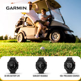 Garmin Approach S12 Golf Watch (Black) and Focus Camera Portable Charger Stand Bundle