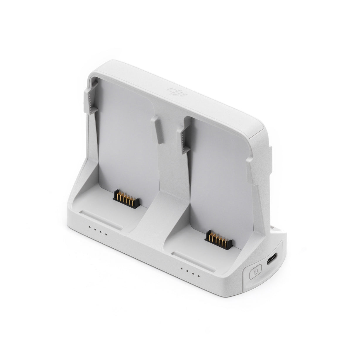 DJI Flip Parallel Charging Hub with Two-Battery Capacity for Simultaneous Charging (White)
