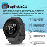 Garmin Descent G1 Dive 45mm GPS Smart Watch (Slate Gray) with Charger Stand and USB Cable Bundle