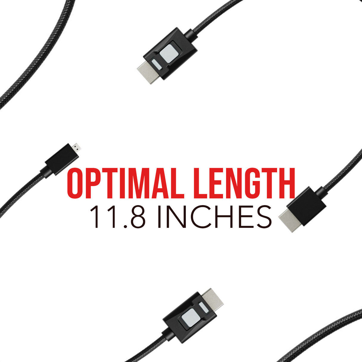 Atomos 4K60 HDR Locking High Speed Full HDMI to HDMI Cable (Black) Bundle