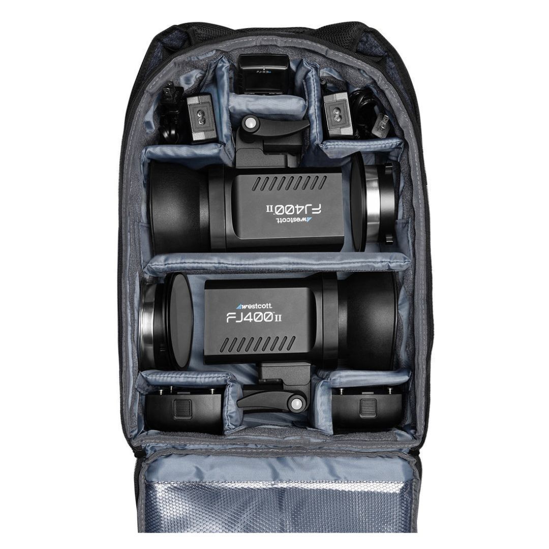 Westcott FJ400 II Strobe 2-Light Backpack Kit with FJ-X3 S Wireless Trigger for Sony Cameras