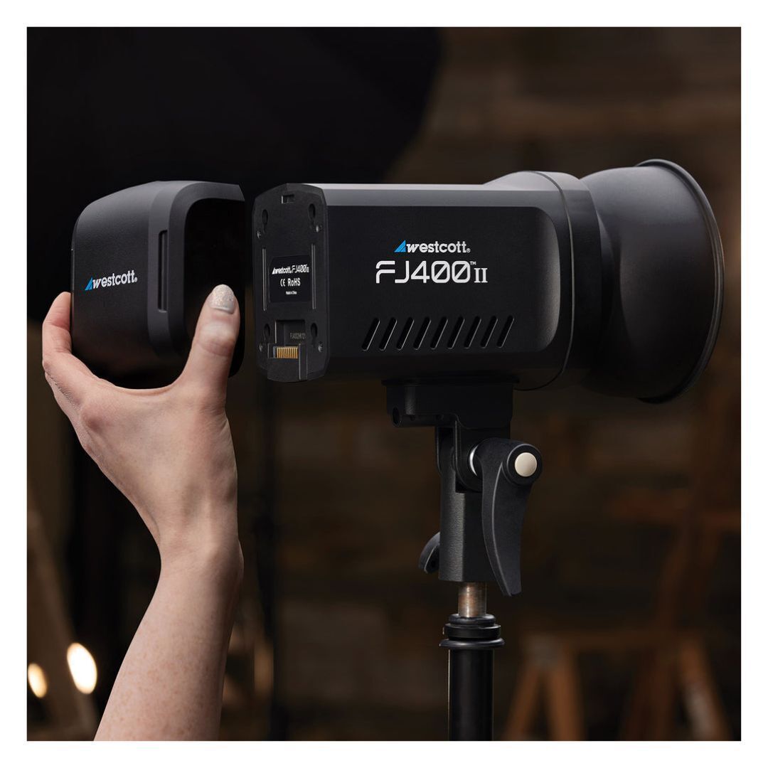 Westcott FJ400 II Strobe 1-Light Backpack Kit with FJ-X3 M Wireless Trigger and 5500K Consistency