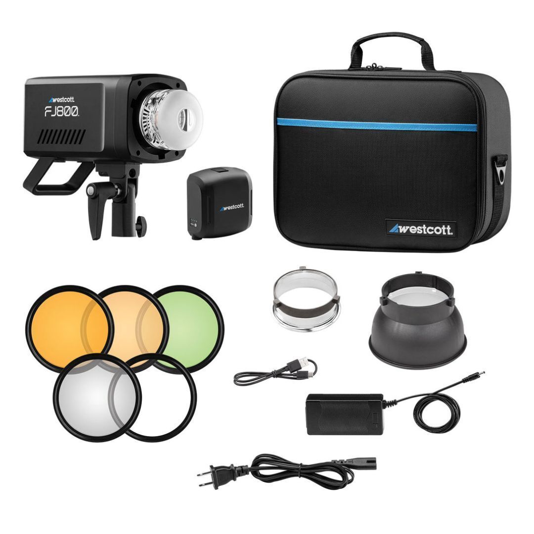 Westcott FJ800 800W Compact Touchscreen Strobe with FJ Pro AC and DC Battery (Open Box)