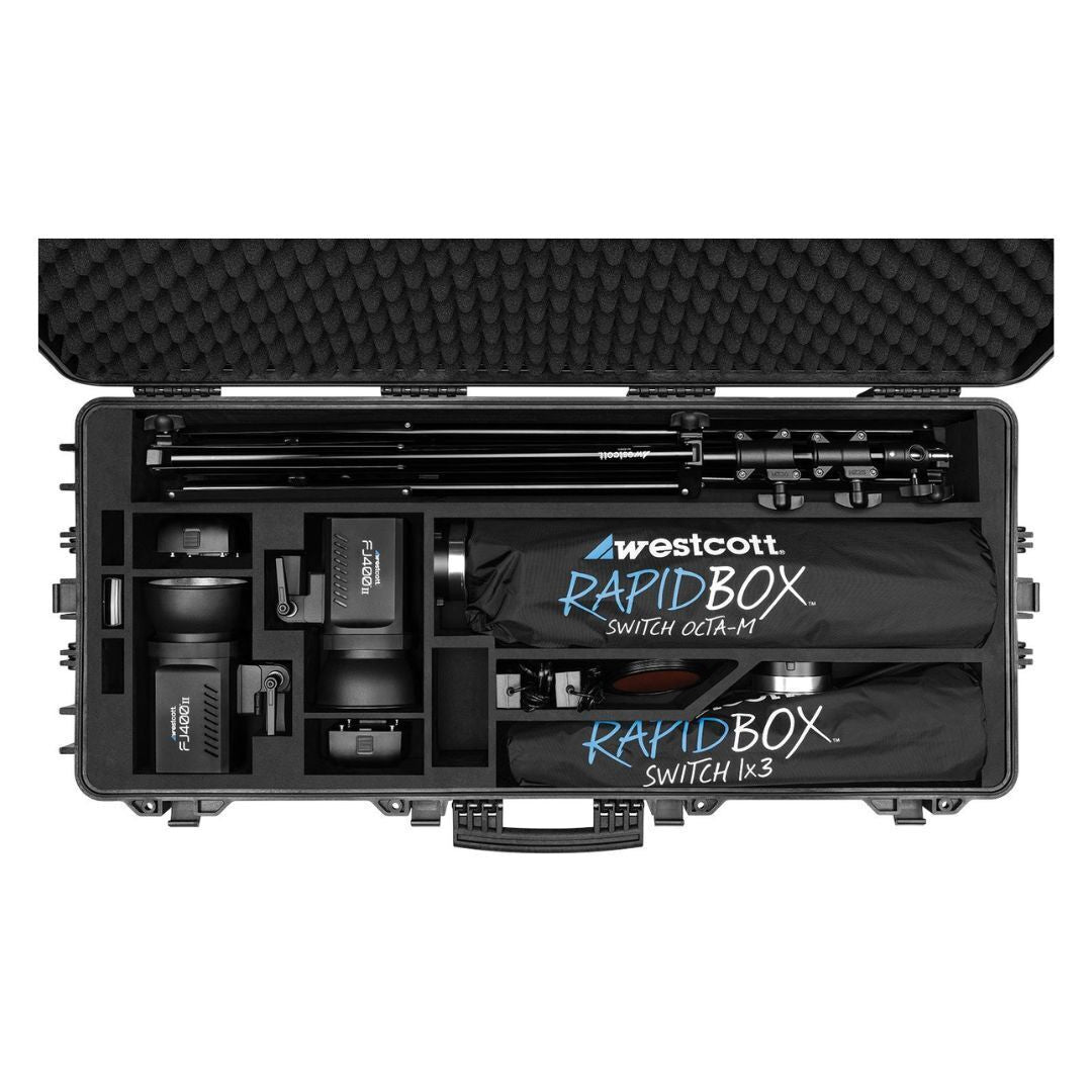 Westcott FJ400 II Strobe 2-Light Hard Case Kit with FJ-X3 S for Sony Cameras (Open Box)