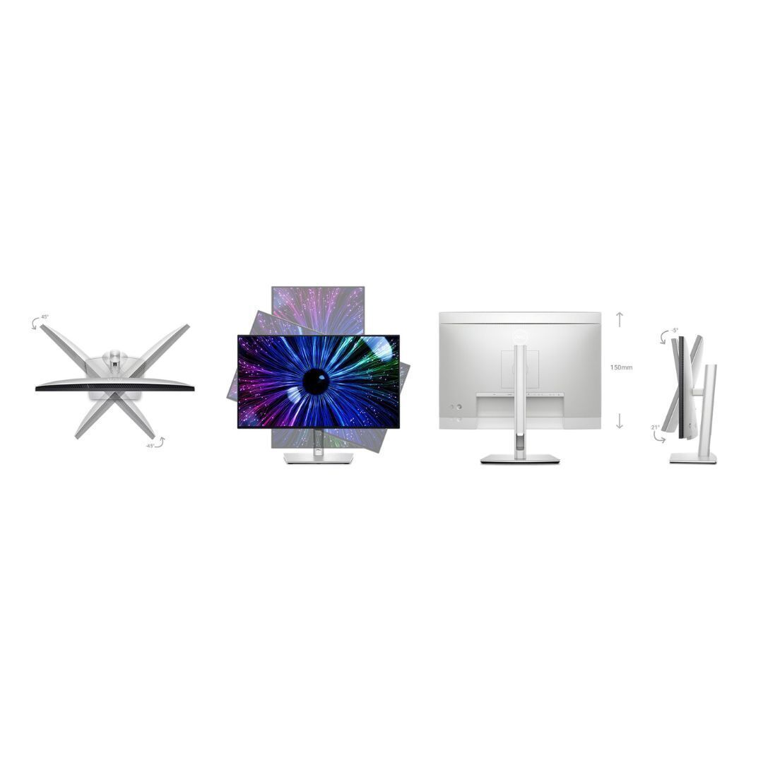 Dell UltraSharp U2424HE Monitor, 24" Full HD, 120Hz, USB-C Hub (Certified Refurbished)