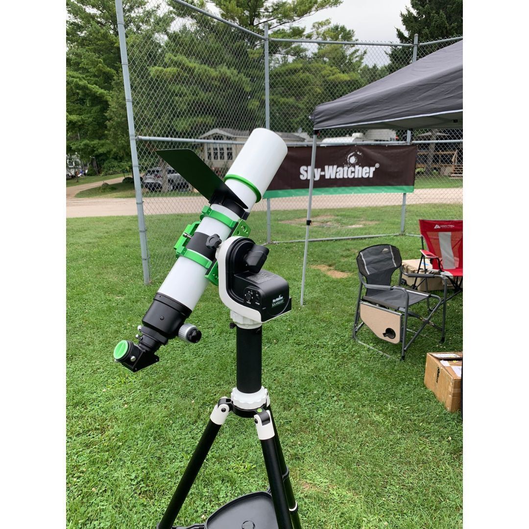 Celestron Heliostar 76 H-Alpha 630mm Focal Length Solar Telescope and SolarQuest Mount Kit