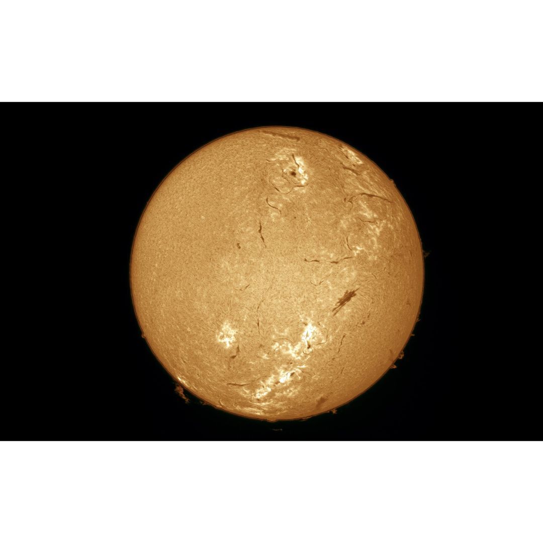 Celestron Heliostar 76 H-Alpha 630mm Focal Length Solar Telescope and SolarQuest Mount Kit