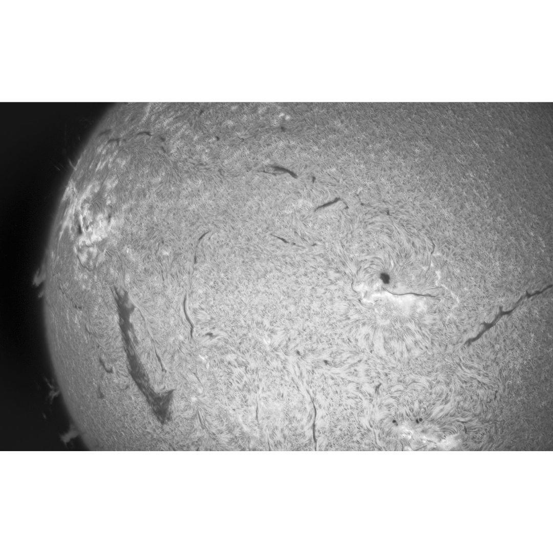 Celestron Heliostar 76 H-Alpha 630mm Focal Length Solar Telescope and SolarQuest Mount Kit