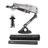 Movmax Blade Arm for DJI Pocket 3, Insta 360, and GoPro HERO 12 Cameras and Extension Tube Bundle
