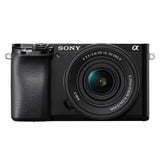 Sony Alpha a6100 24.2MP APS-C Mirrorless Lens Camera with 16-50mm and 55-210mm Lens (Black)