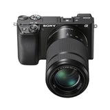 Sony Alpha a6100 24.2MP APS-C Mirrorless Lens Camera with 16-50mm and 55-210mm Lens (Black)
