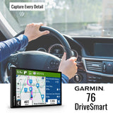 Garmin DriveSmart 76 GPS Navigator (7-Inch) with Knox Gear GPS Suction Cup Mount Bundle