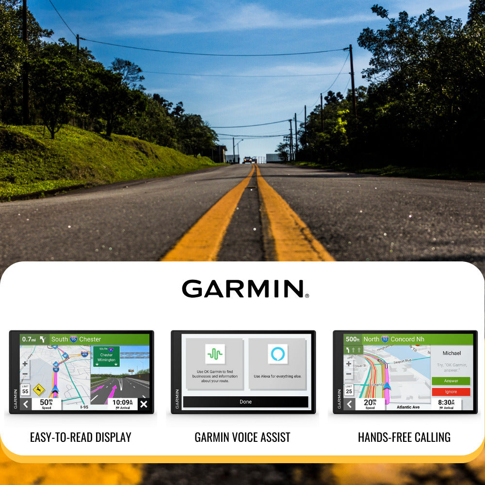 Garmin DriveSmart 76 GPS Navigator (7-Inch) with Knox Gear GPS Suction Cup Mount Bundle