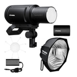 Profoto Pro-B3 Single Kit with Profoto Li-Ion Battery 4S2P and Profoto Beauty Dish (Gray) Bundle