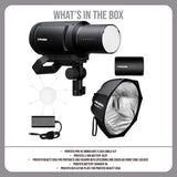 Profoto Pro-B3 Single Kit with Profoto Li-Ion Battery 4S2P and Profoto Beauty Dish (Gray) Bundle