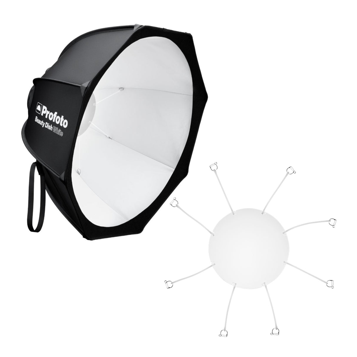 Profoto Beauty Dish for Portraits and Fashion with Speedring and Circular Front Edge (White) Bundle