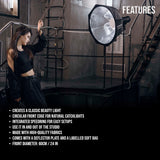 Profoto Beauty Dish for Portraits and Fashion with Speedring and Circular Front Edge (Gray) Bundle