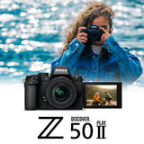 Nikon Z50 II 20.9 MP DX-Format Lightweight and Compact Mirrorless Camera with 16-50mm Lens Bundle