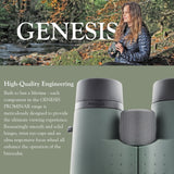 Kowa 10.5x44 Genesis Prominar XD Lens Roof Prism Binocular with Aluminum Tripod Bundle