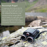 Kowa 10.5x44 Genesis Prominar XD Lens Roof Prism Binocular with Aluminum Tripod Bundle