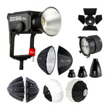 Aputure LS 600X Pro (V-Mount), Light Dome 150, F10 Fresnel, and Softboxes Bundle