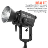Aputure LS 600X Pro (V-Mount), Light Dome 150, F10 Fresnel, and Softboxes Bundle