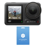 DJI Osmo Action 4 Camera Standard Combo Bundle with Care Refresh 2-Year Plan Card