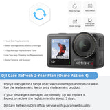 DJI Osmo Action 4 Camera Standard Combo Bundle with Care Refresh 2-Year Plan Card