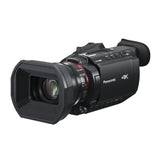 Panasonic X1600 4K 60p Director's Camcorder with 24x Optical Zoom Lens and Live Streaming (Black)