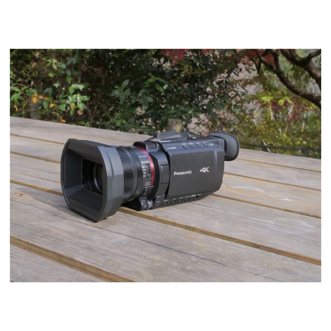 Panasonic X1600 4K 60p Director's Camcorder with 24x Optical Zoom Lens and Live Streaming (Black)