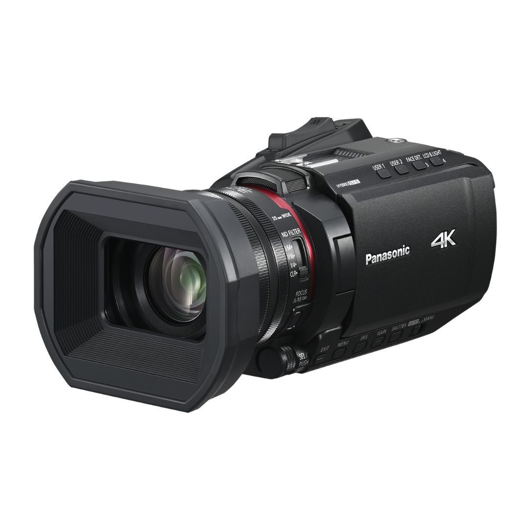 Panasonic HC-X1200 UHD 4K HDMI Camcorder with 24x Zoom 60p and HYBRID O.I.S. (Black)