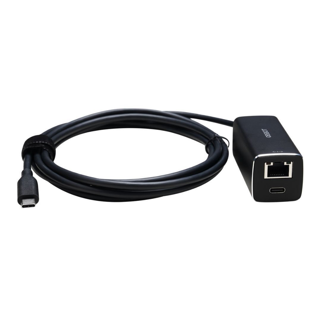 OBSBOT Ultra-Compact USB Type-C to Ethernet Adapter for Tail Air Camera (Black)